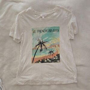 LC Lauren Conrad White Classic Tee T-Shirt